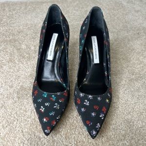 Diane von Furstenberg DVF heels 37.5/7.5 made in Italy